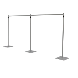 6Mx3M Heavy Duty Pipe and Drape | Telescopic Wedding Backdrop Stand KIT