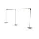 6Mx3M Heavy Duty Pipe and Drape | Telescopic Wedding Backdrop Stand KIT – Wholesale Backdrop Stands for Wedding Decorators | WeddingMart