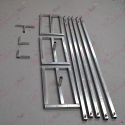 6Mx3M Economy Telescopic Wedding Backdrop Stand