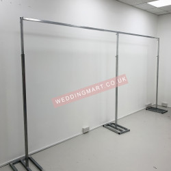 6Mx3M Economy Telescopic Wedding Backdrop Stand