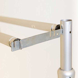 6" Double Drape Crossbars Hanger