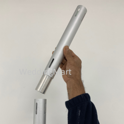 Vertical Upright Extension for Double Crossbars