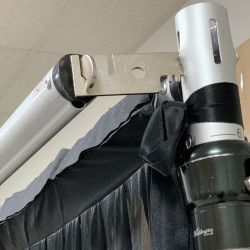 3" Double Drape Crossbars Hanger