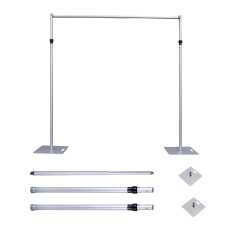 3Mx3M Heavy Duty Double Drape Backdrop Stand Kit