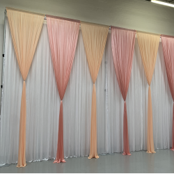 6Mx3M Heavy Duty Double Drape Backdrop Stand Kit