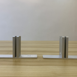 1000mm (w) x 800mm (h) Hanging Acrylic Sneeze Guard Screen with Aluminium Table Stands