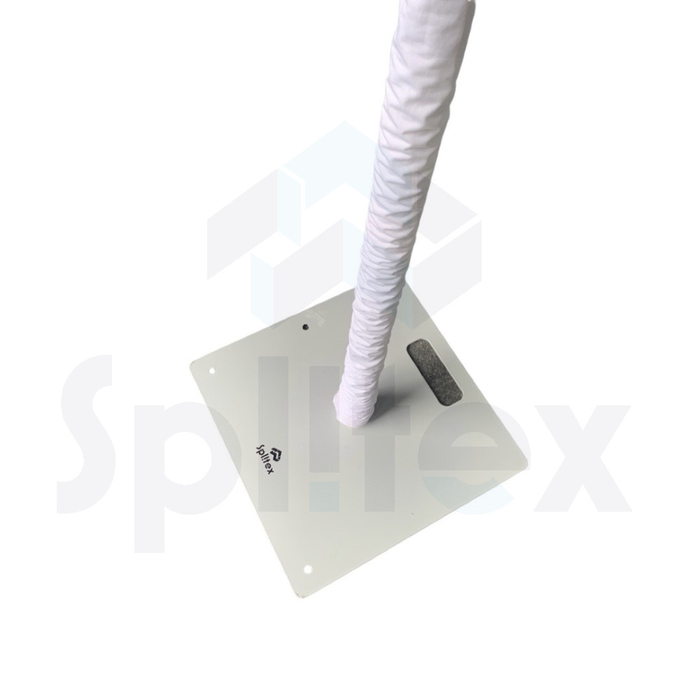 Stretch Fit Pipe and Drape Upright Stand Cover - White – Wholesale Pipe and Drape Accessories for Wedding Decorators | WeddingMart