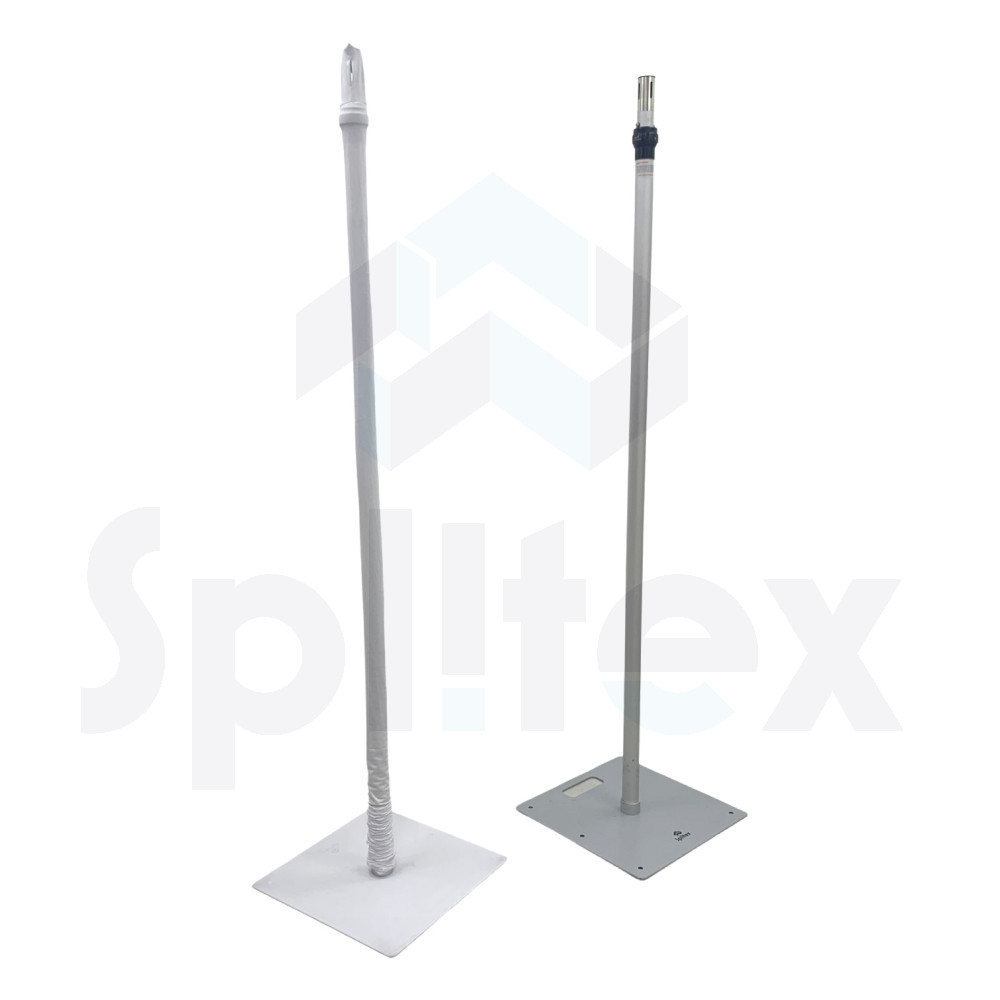 Stretch Fit Pipe and Drape Upright Stand Cover - White – Wholesale Pipe and Drape Accessories for Wedding Decorators | WeddingMart