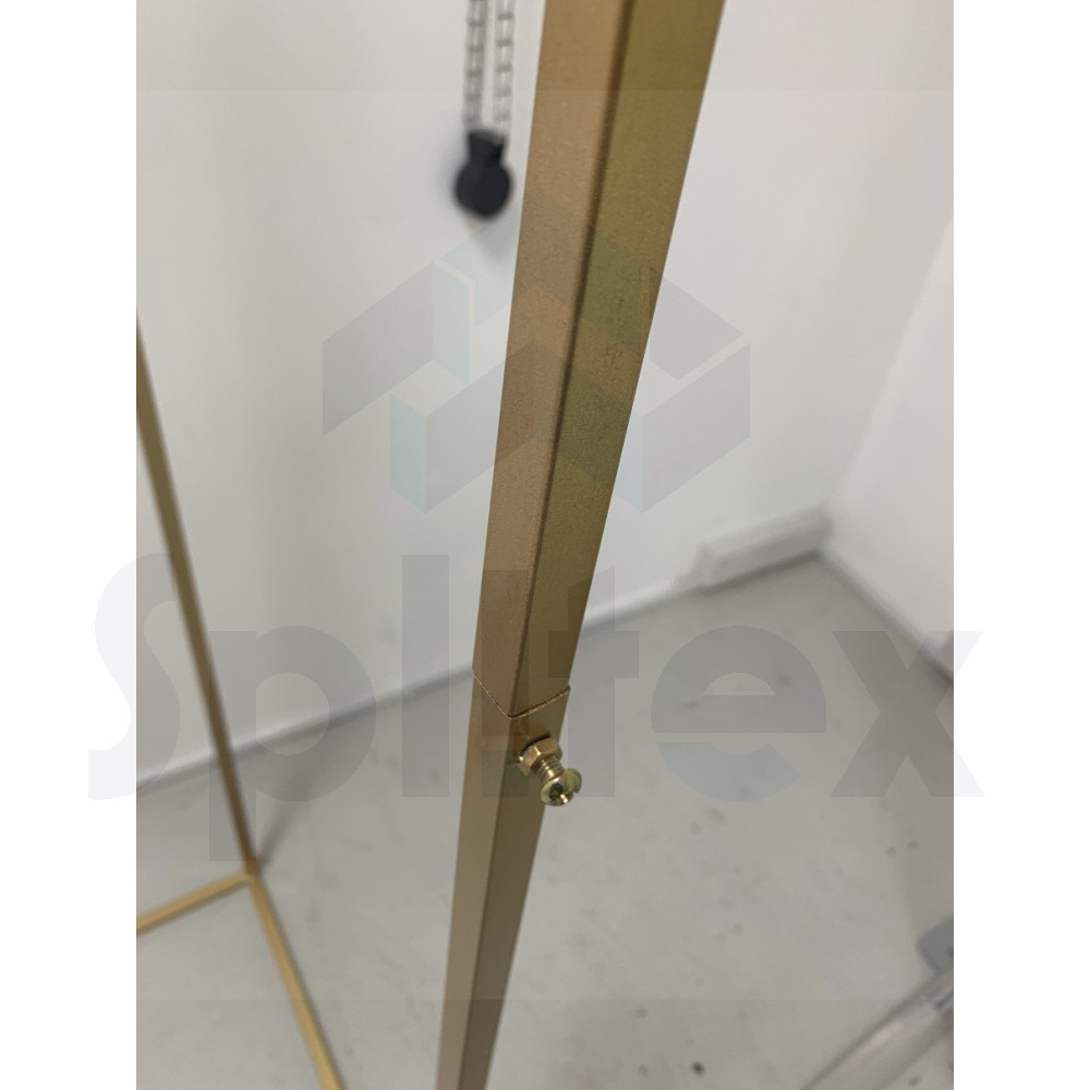 3D Rectangular Metal Wedding Arch - Gold – Wholesale Metal Wedding Arch Frames for Wedding Decorators | WeddingMart