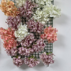 15cm Artificial Hydrangea Flower Heads - Bulk Buy Pack of 100 -Light Purple Mix