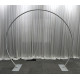 280cm Circular Aluminium Wedding Arch Frame - Silver – Wholesale Aluminium Wedding Arch Frames for Wedding Decorators | WeddingMart