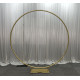 200cm Aluminium Wedding Floral Backrop Hoop - GOLD – Wholesale Hoops for Wedding Decorators | WeddingMart