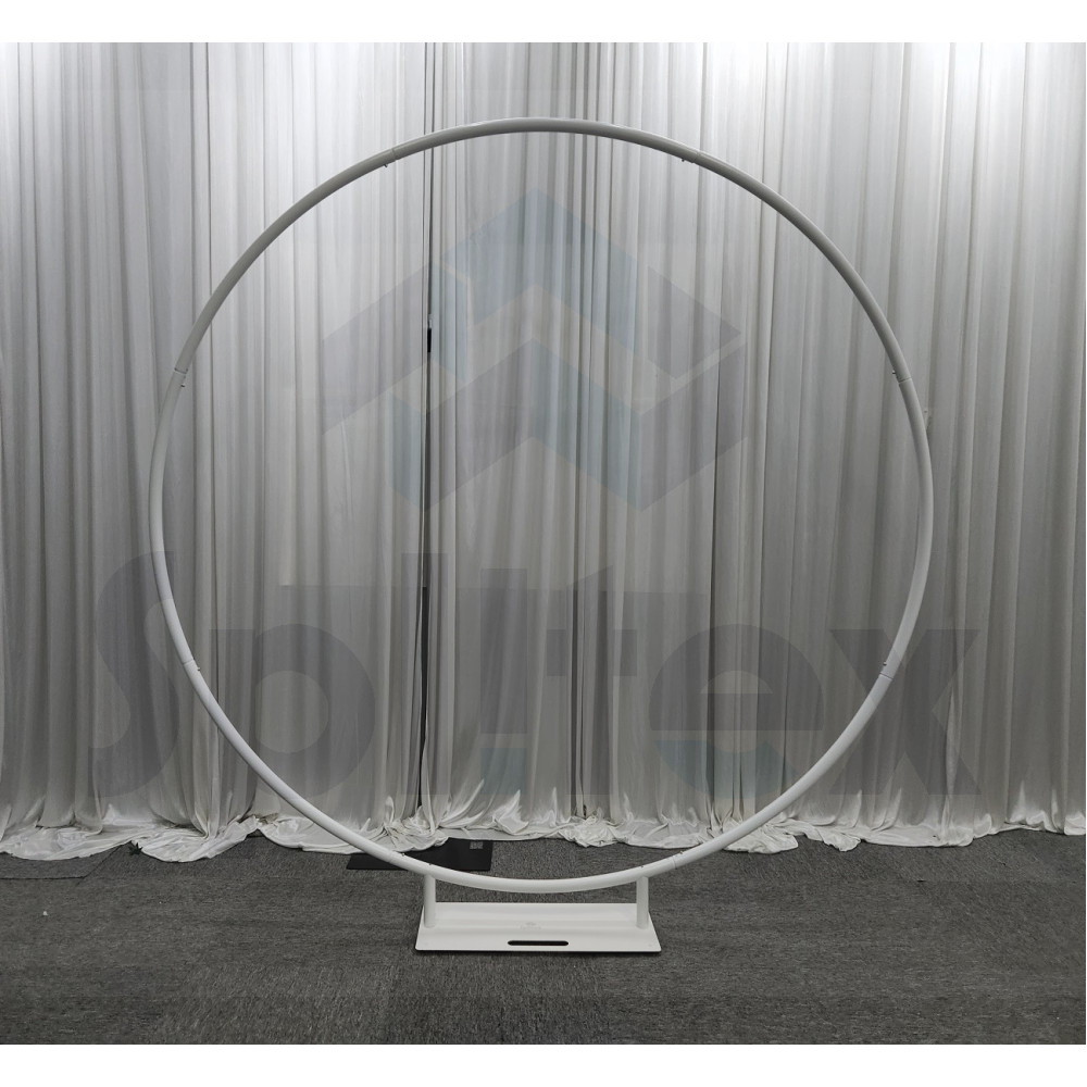 200cm Aluminium Wedding Floral Backrop Hoop - WHITE – Wholesale Hoops for Wedding Decorators | WeddingMart