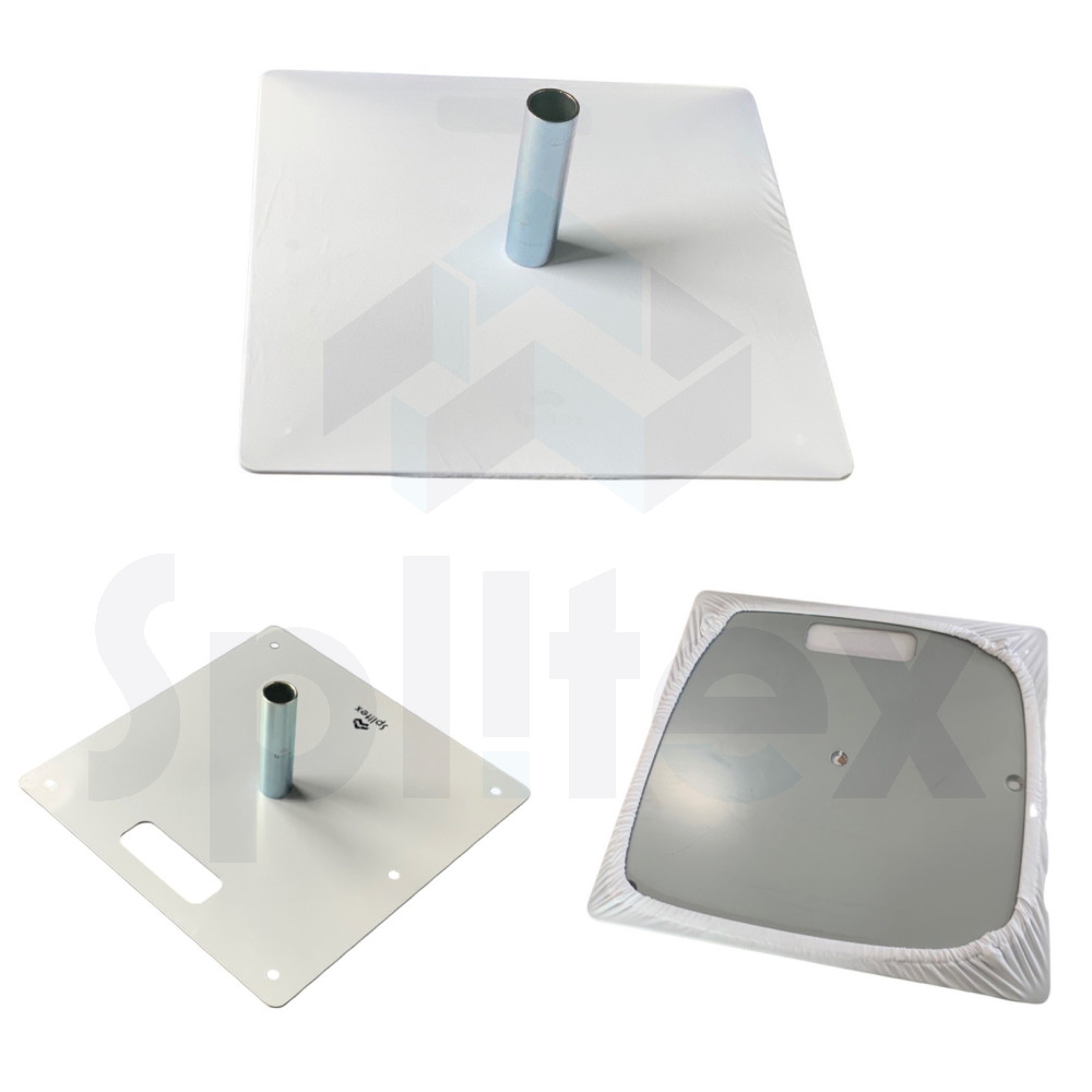 Stretch Fit Pipe and Drape Base Plate Cover - White – Wholesale Pipe and Drape Accessories for Wedding Decorators | WeddingMart