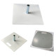 Stretch Fit Pipe and Drape Base Plate Cover - White – Wholesale Pipe and Drape Accessories for Wedding Decorators | WeddingMart