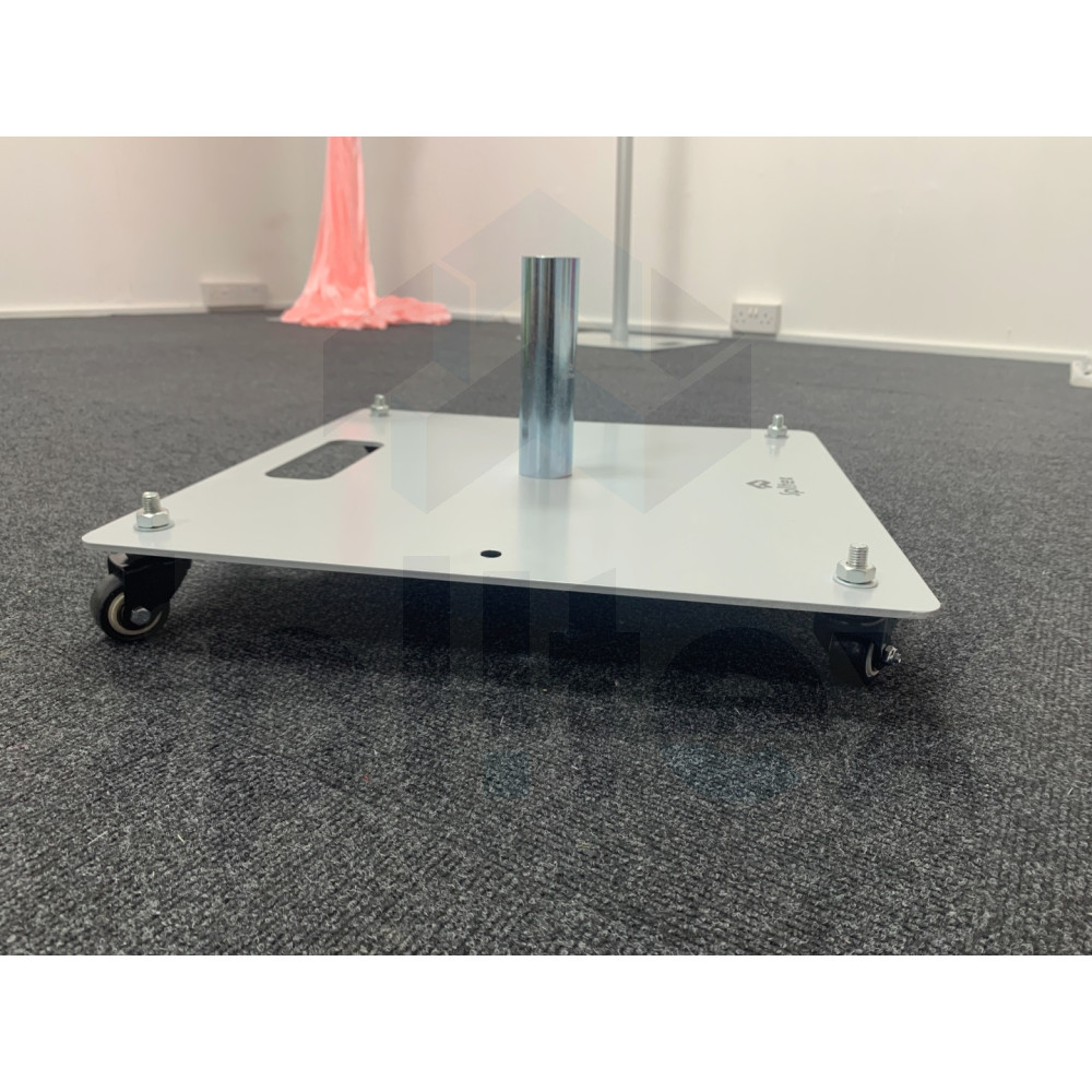Heavy Duty Base Plate with Castor Wheels – Wholesale Base Plates and Spigots for Wedding Decorators | WeddingMart