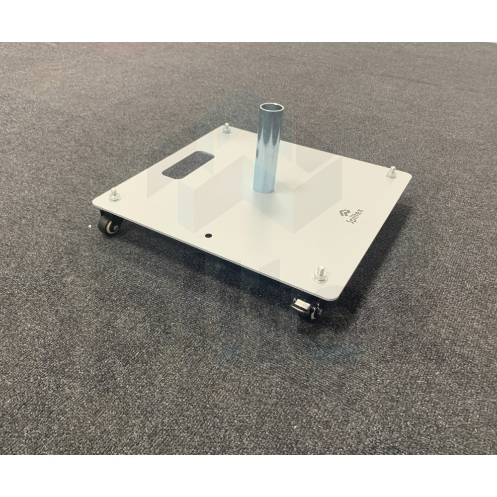 Heavy Duty Base Plate with Castor Wheels – Wholesale Base Plates and Spigots for Wedding Decorators | WeddingMart