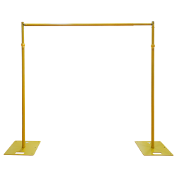 3Mx3M Pipe and Drape Kit | Telescopic Backdrop Stand Kit - GOLD